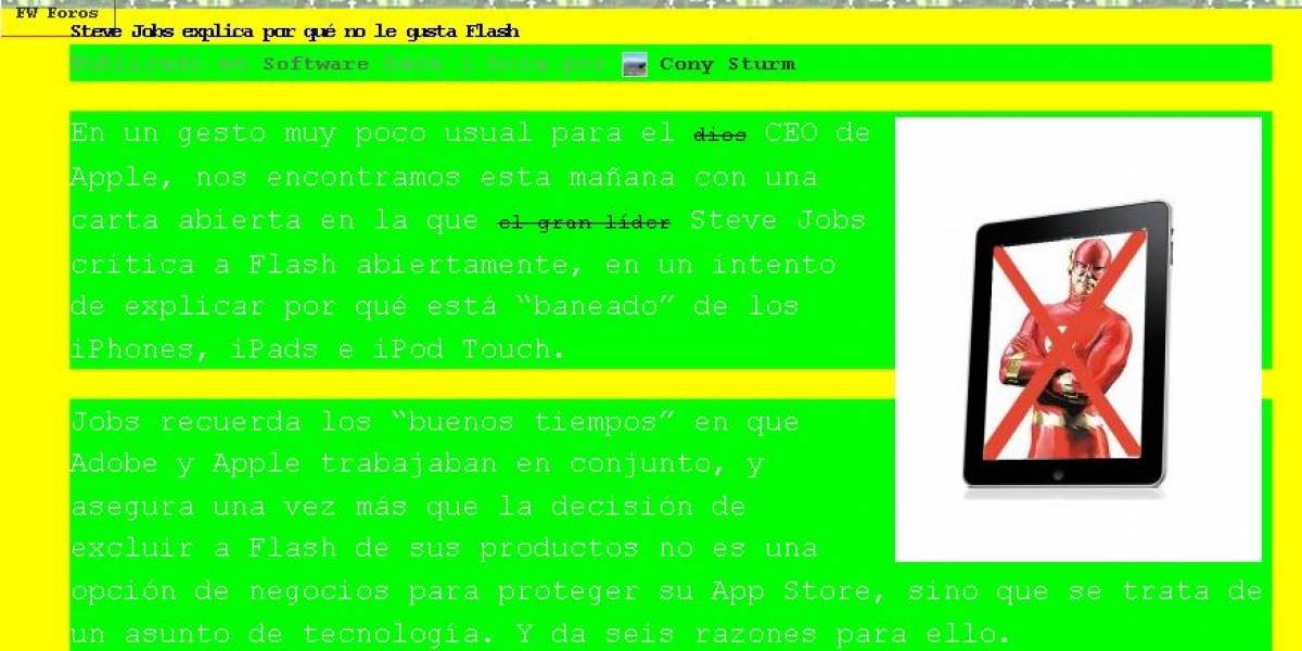 Cómo se vería tu sitio web si hubiera sido creado en los '90