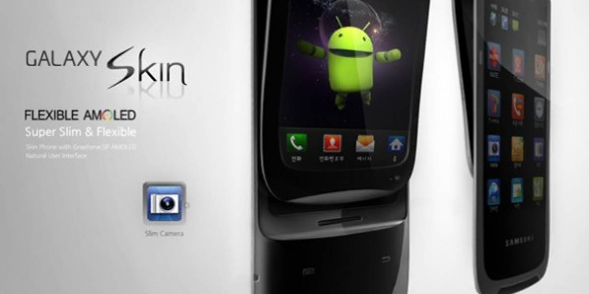 Concepto: Samsung Galaxy Skin, un móvil con pantalla AMOLED flexible