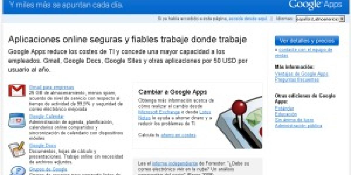 Google Apps aún no es una amenaza para Office