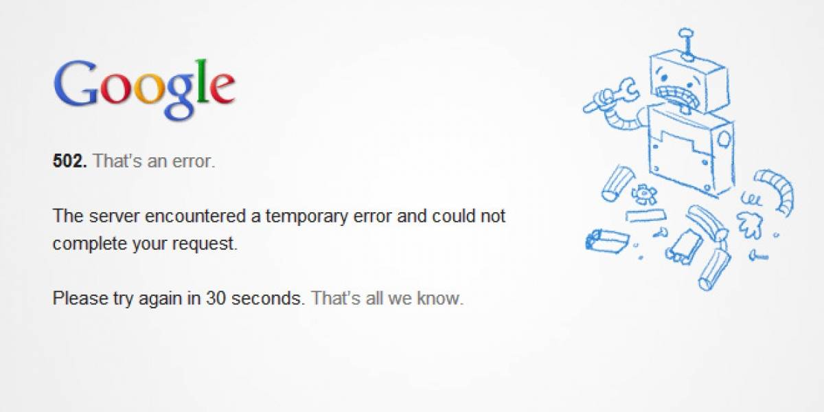 Gmail dejó de funcionar temporalmente