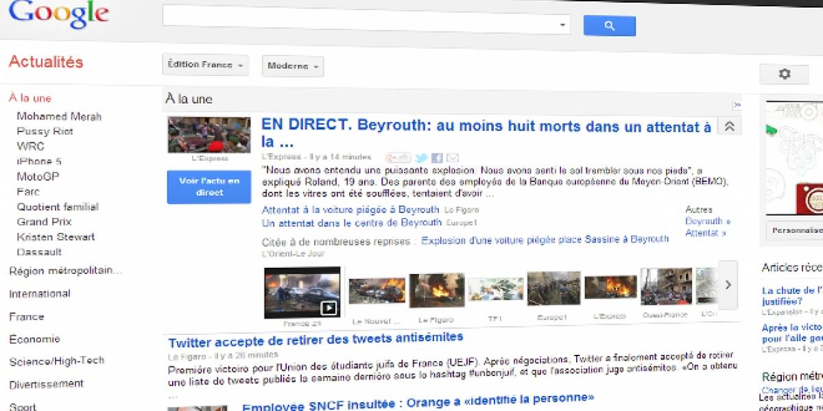 Proyecto de ley en Francia complica a Google: "Amenaza nuestra propia existencia"