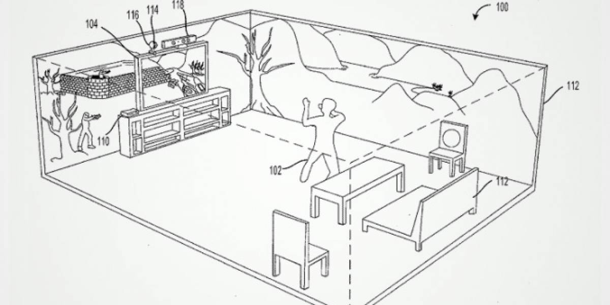 Microsoft solicita patente de una "holocubierta" para el living