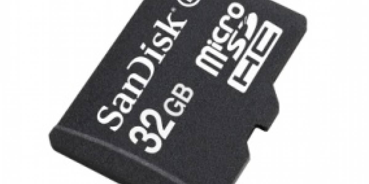 Sandisk te permite guardar 32 GB en una tarjetita