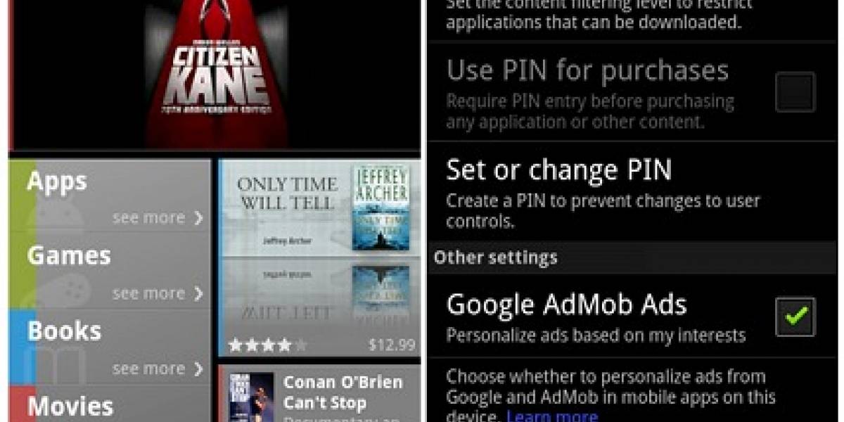 Nueva versión de Android Market 3.1.5 con importantes mejoras