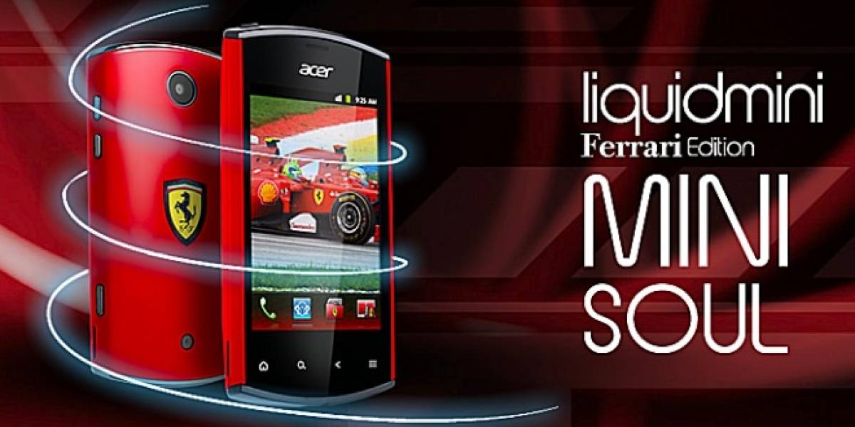 Nuevo Acer Liquid Mini Soul Ferrari Edition