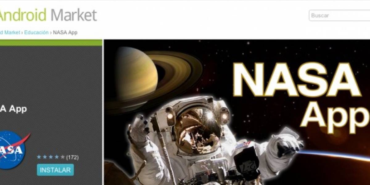 La NASA tiene aplicación oficial para Android