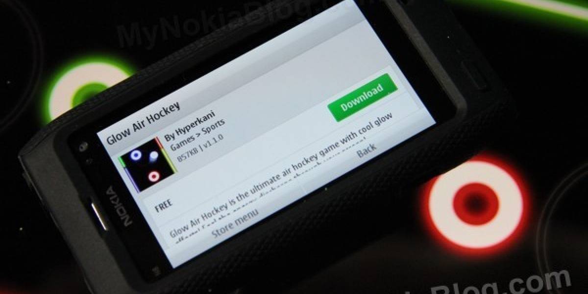 Glow Air Hockey, sólo hoy gratis para tu Symbian