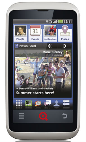 Aparece el primer "Facebook Phone", vienen más la próxima semana