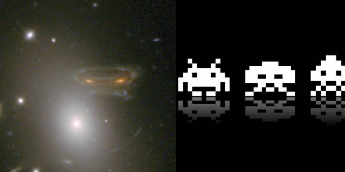 Telescopio Hubble observa un "Space Invader"