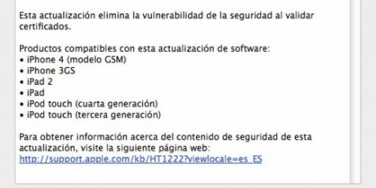 iOS 4.3.5 recién salido del horno