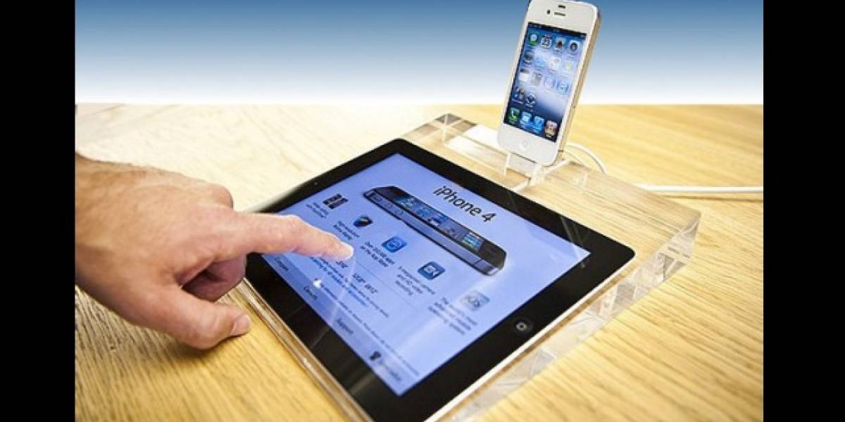Tu tablet como si estuviera expuesta en una Apple Store