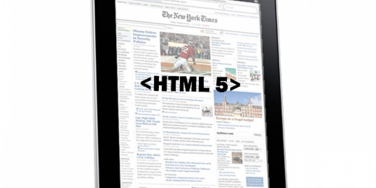 El iPad impulsa la adopción de HTML5 en internet