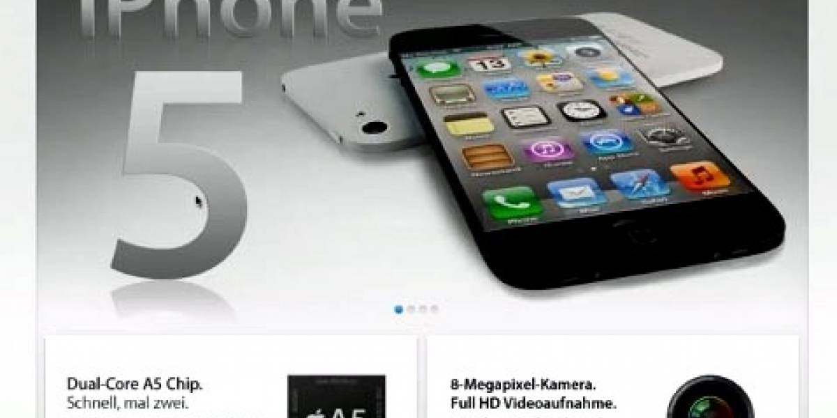 Se filtra video del iPhone 5, pero es falso