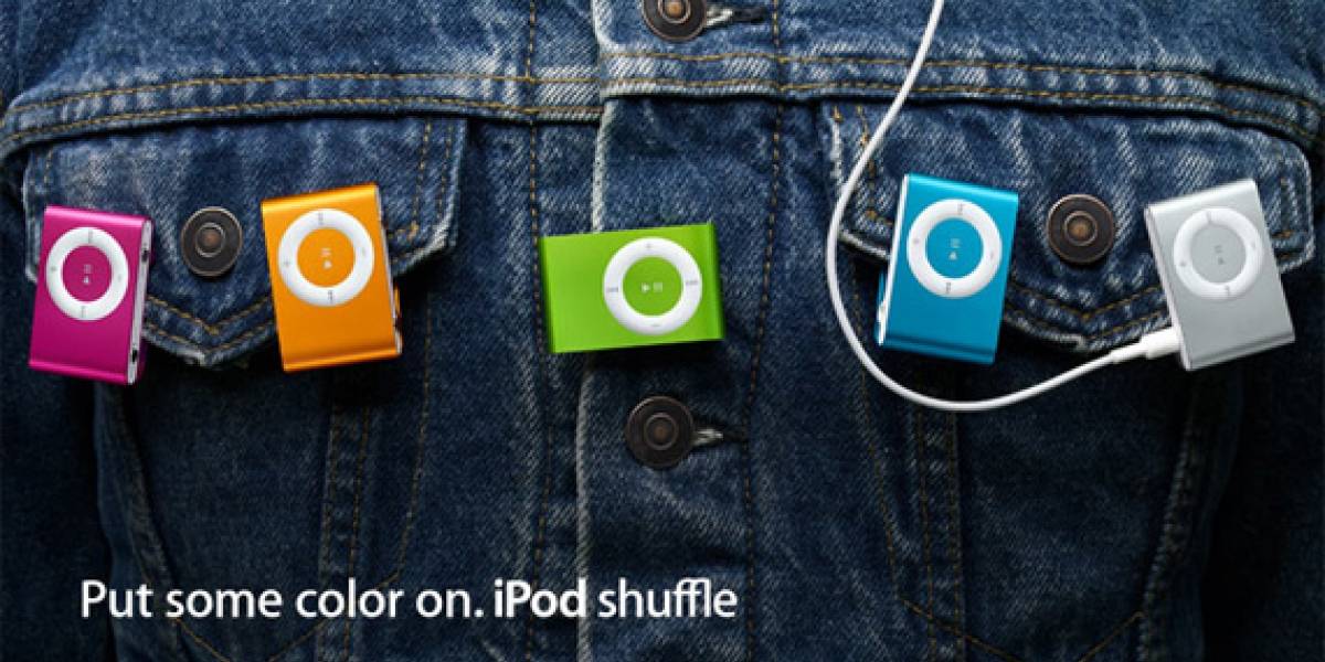 iPod Shuffles de colores