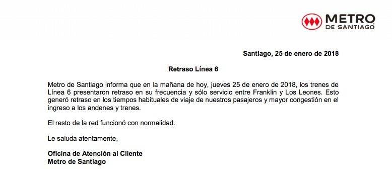 justificativo Metro