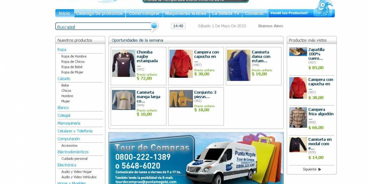 La feria La Salada puso en venta su sitio web en US$ 40 millones