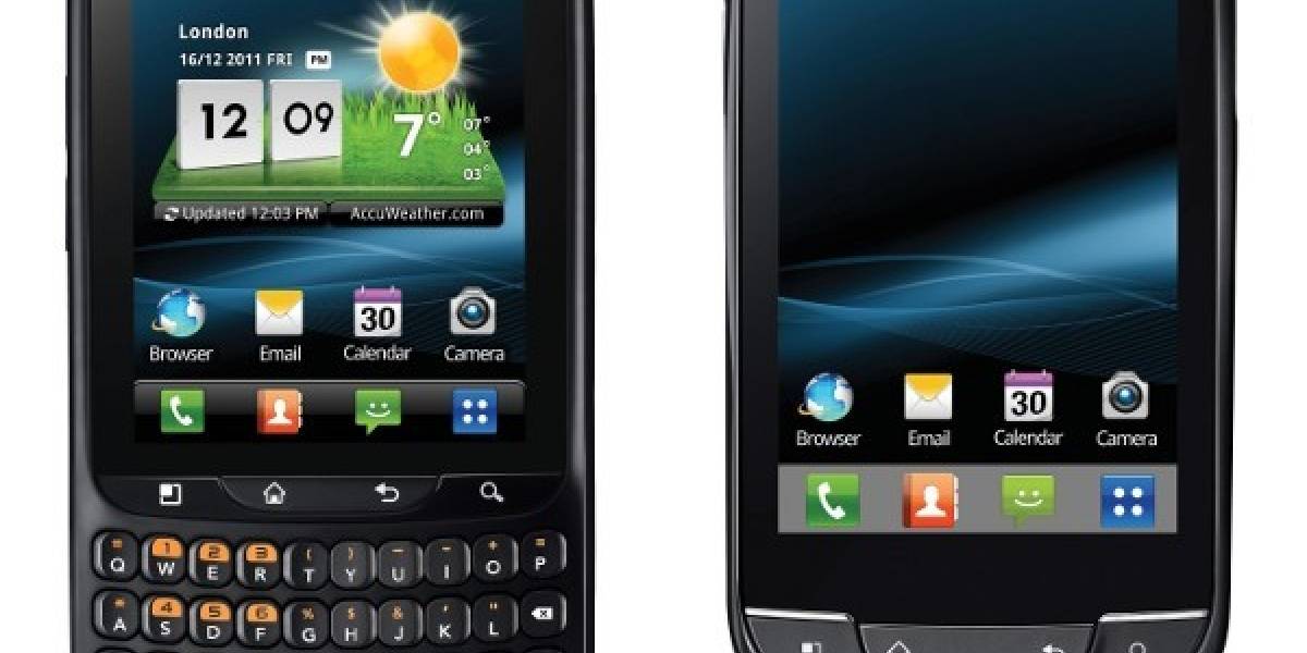 LG Optimus Net y Pro salen a la luz con sabor a Gingerbread