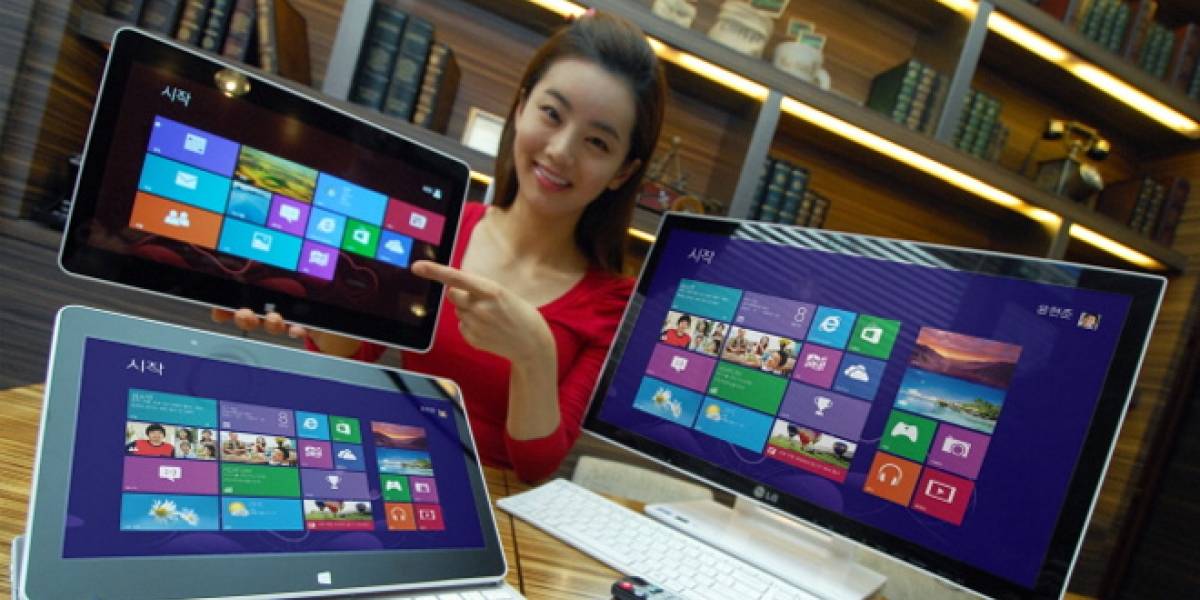 LG presenta tablets y un "todo en uno" con Windows 8