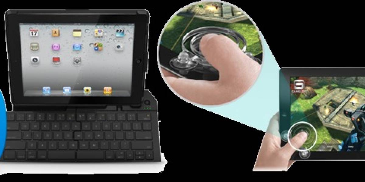 Logitech sorprende con joystick y teclado plegable para iPad 2