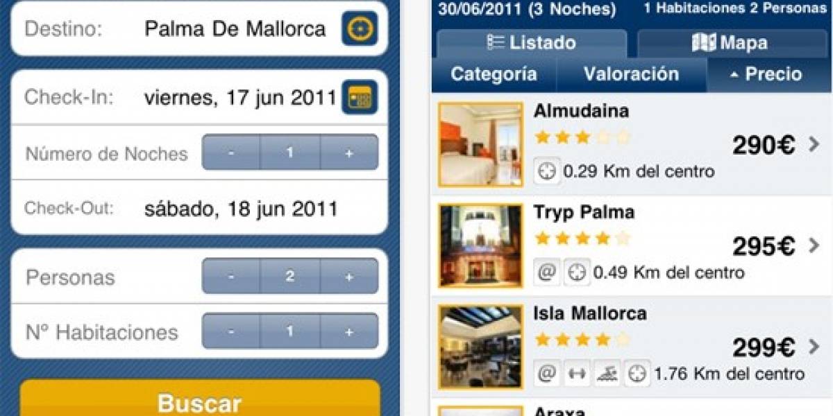 España: Logitravel lanza aplicación iOS para la búsqueda de hoteles