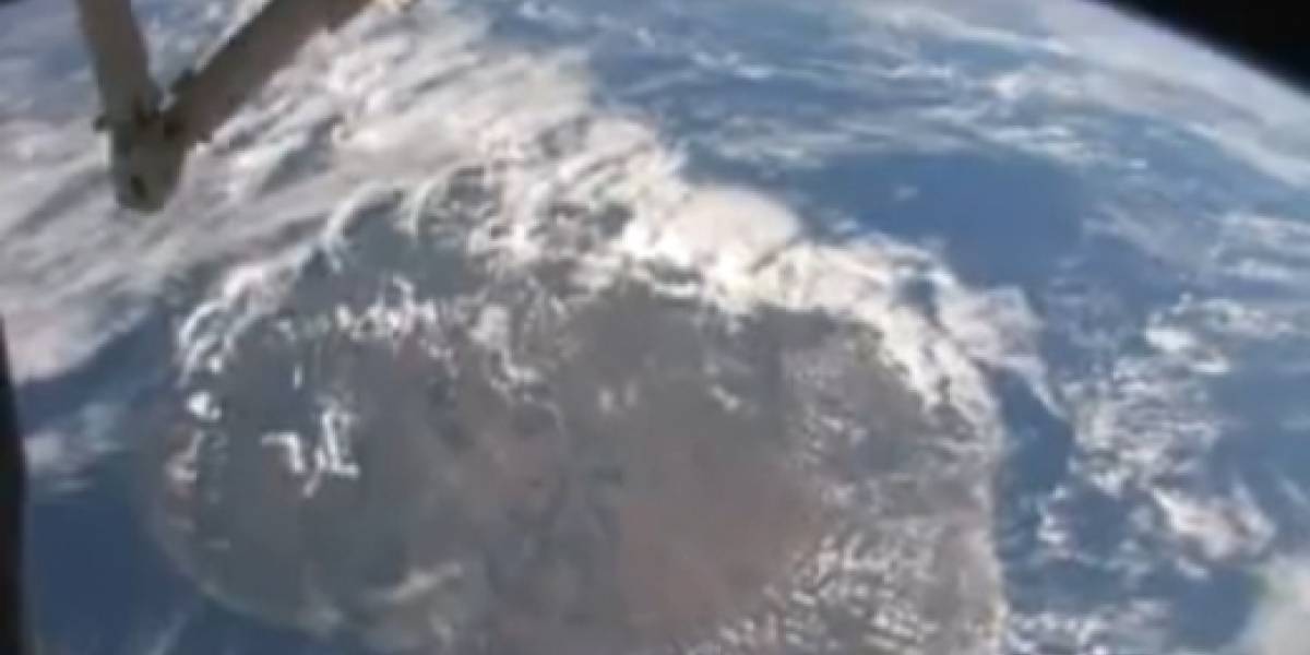 Astronauta japonés subió increíbles videos desde fuera de la Tierra