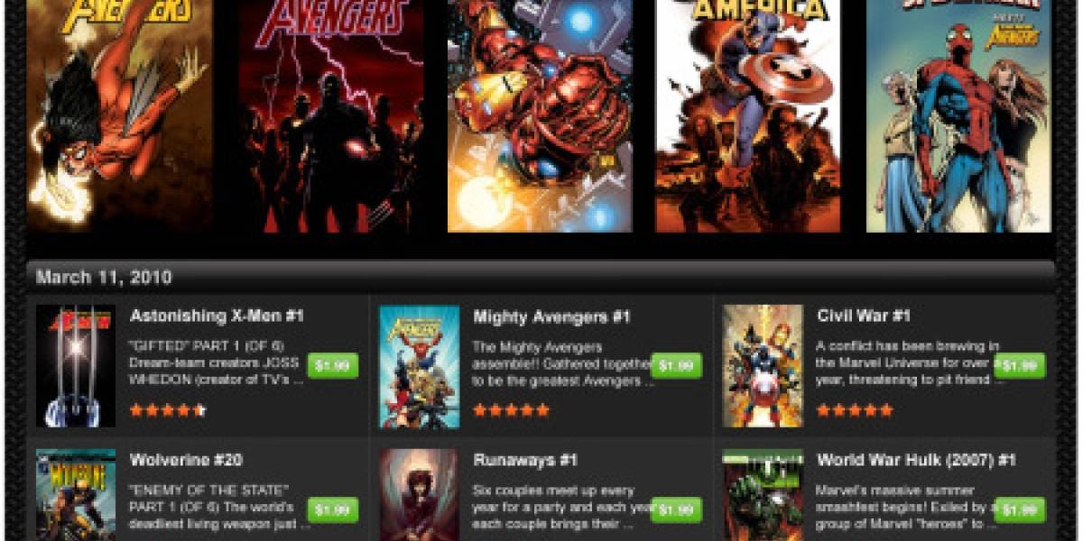 Marvel tendrá su propia App para leer comics en el iPad