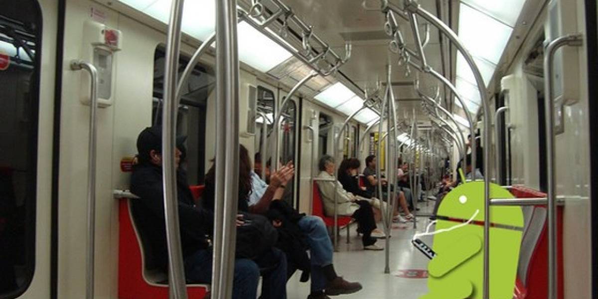 W Columna: Celulares en el Metro de Santiago