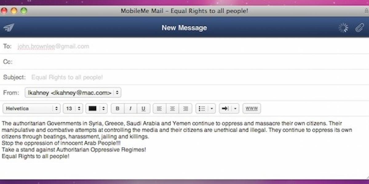 Sitio advierte sobre bloqueo de mensajes políticos en Mobile.me, pero Apple lo niega