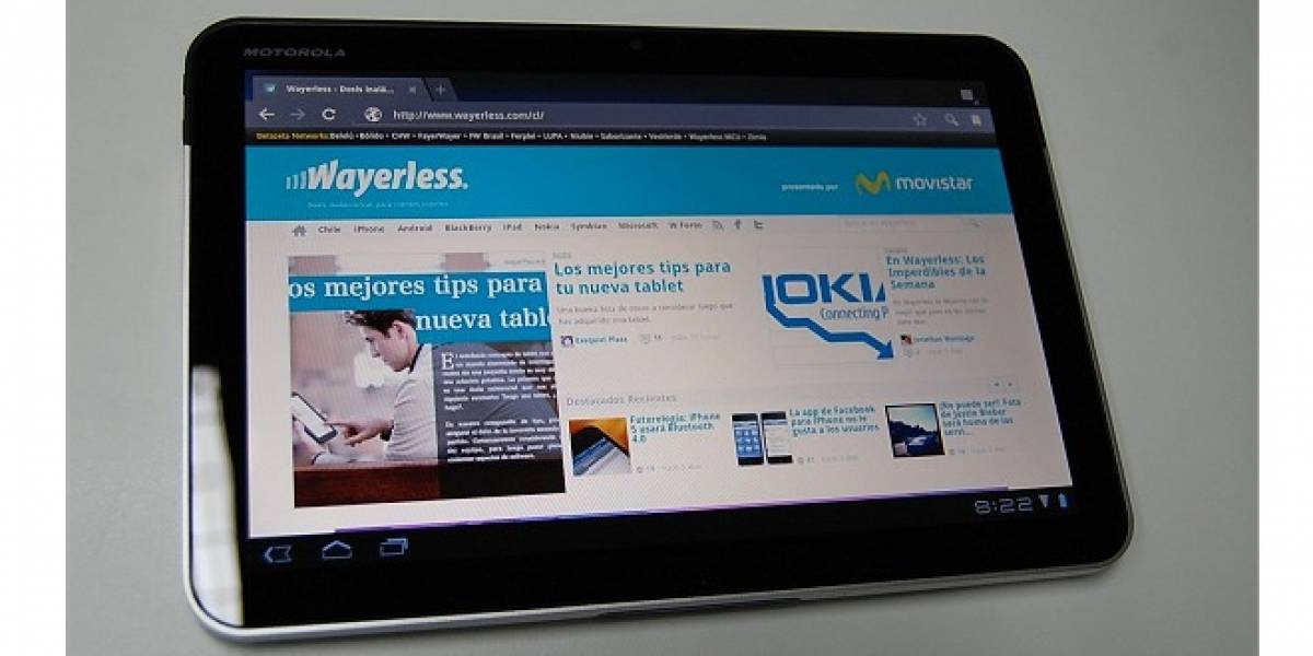 Motorola Xoom sería el primer Android en ser actualizado oficialmente a Ice Cream Sandwich