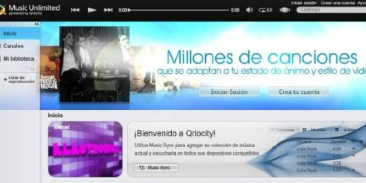 España: Llega Qriocity, la alternativa de Sony a Spotify