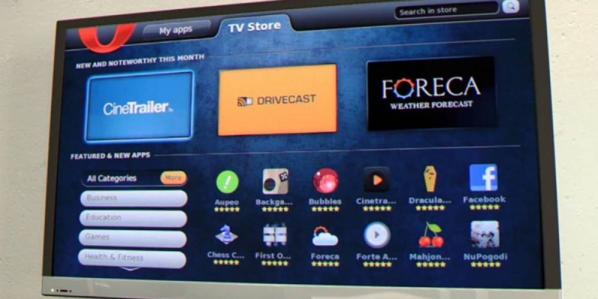 CES 2012: Opera lanza oficialmente su Opera TV Store