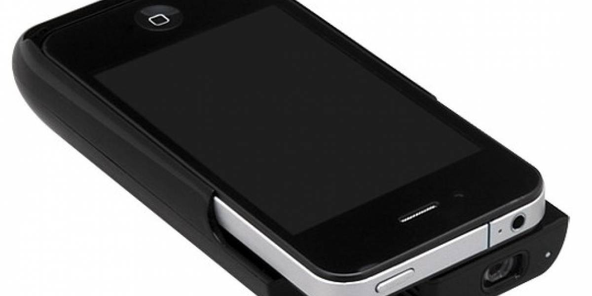 Estuche, proyector y batería para iPhone en un solo accesorio
