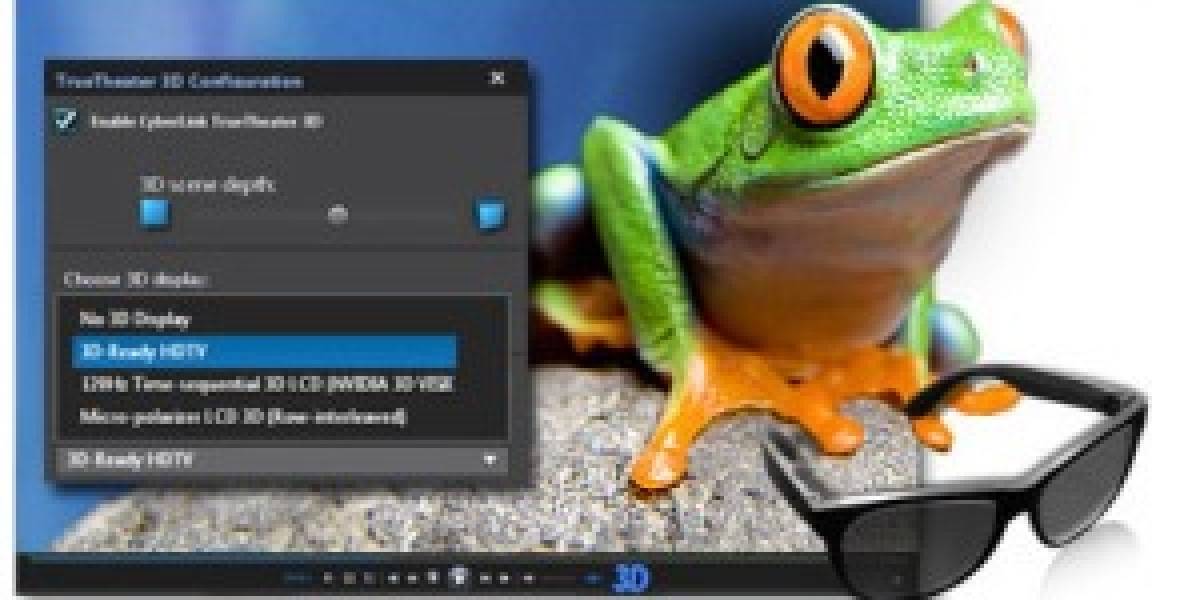 PowerDVD 10 permite convertir películas 2D a 3D