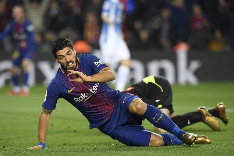 Gol de Luis Suárez contra el Espanyol