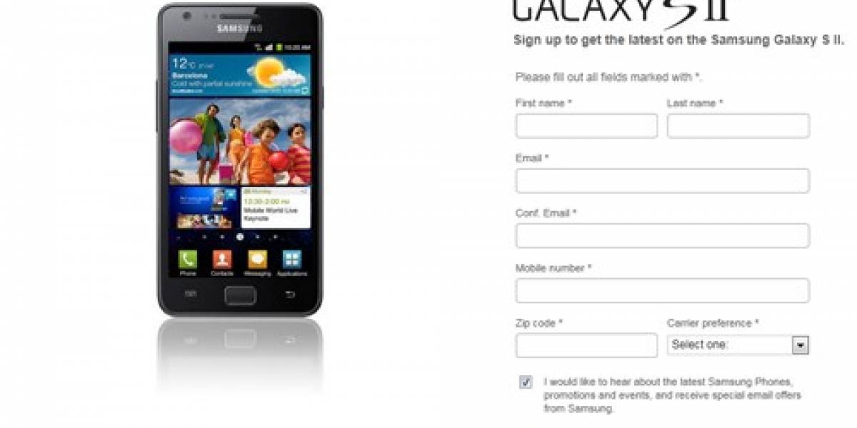 Estados Unidos: Samsung crea sitio para que interesados se preparen para su lanzamiento