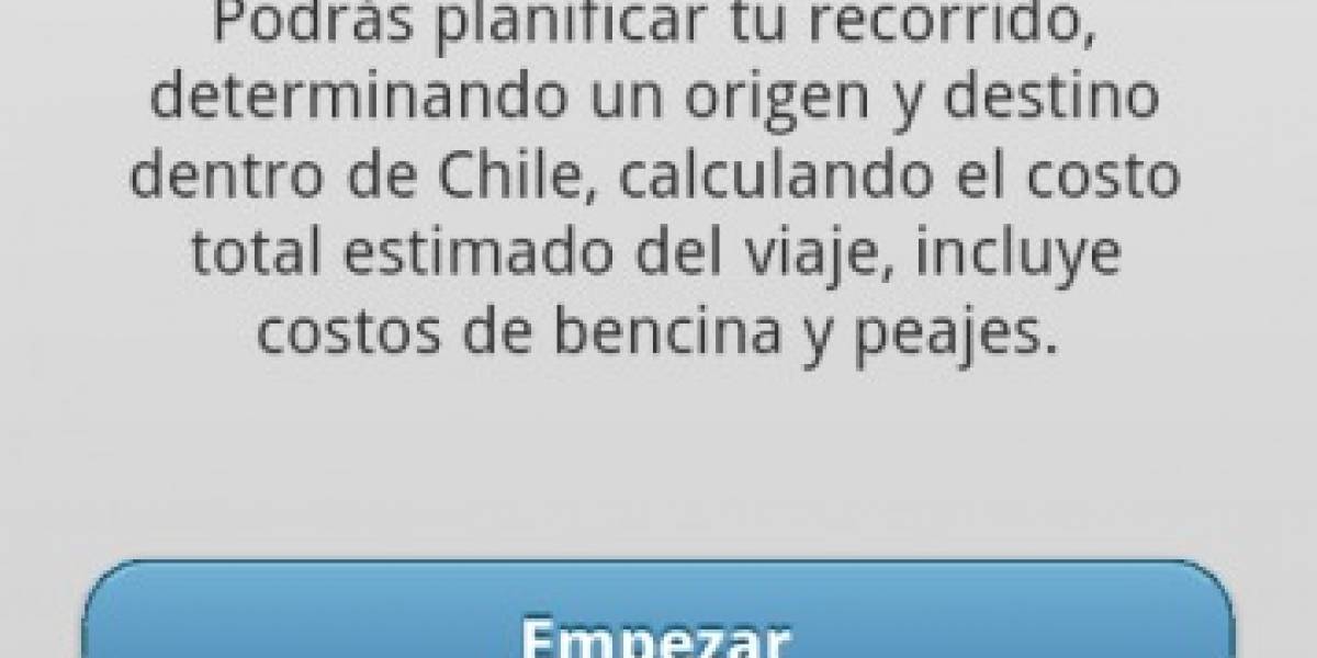 Carretera: Una aplicación para optimizar los recursos de tu viaje