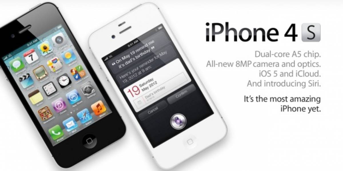 4 millones de unidades del iPhone 4S se vendieron en su primer fin de semana