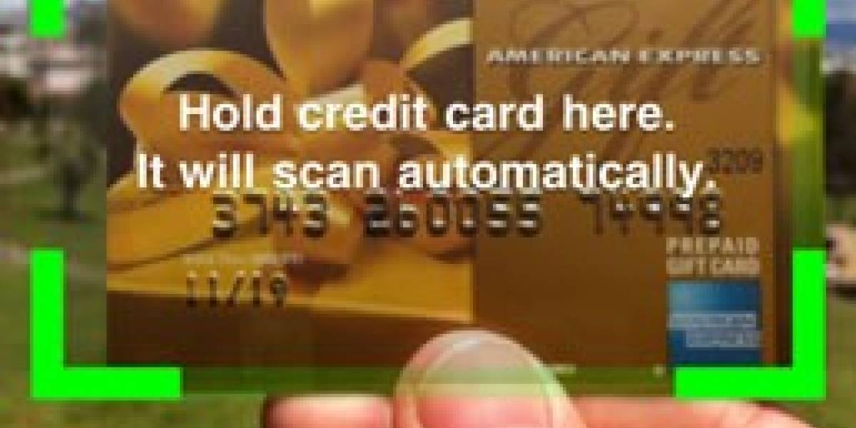 Card.io, el escáner móvil de tarjetas de crédito
