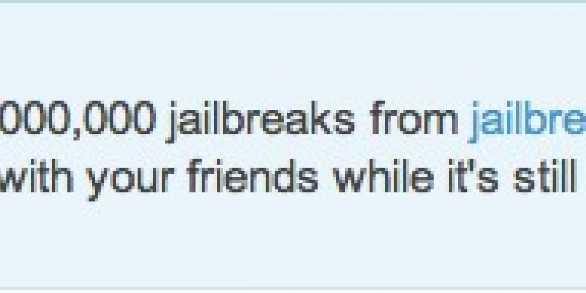 En sólo 1 día más de 1 millón de personas hicieron jailbreak a sus iPhone y iPad, 1 y 2