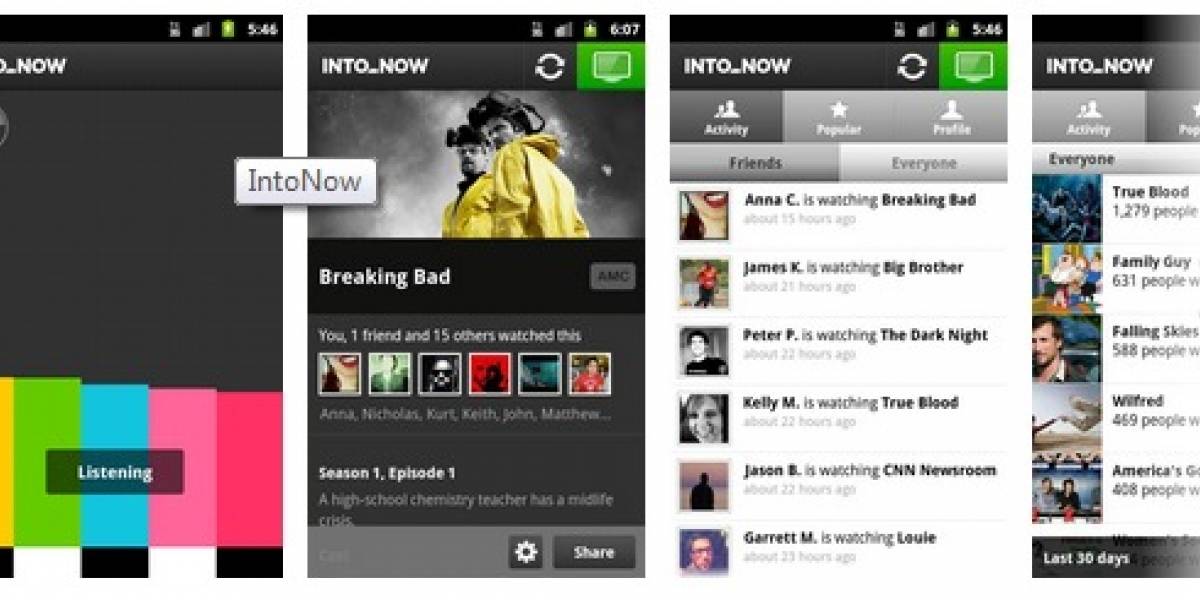 IntoNow ya está disponible para Android