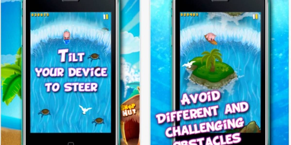 Lanzan ePig Surf, nuevo juego del cerdito Eddie