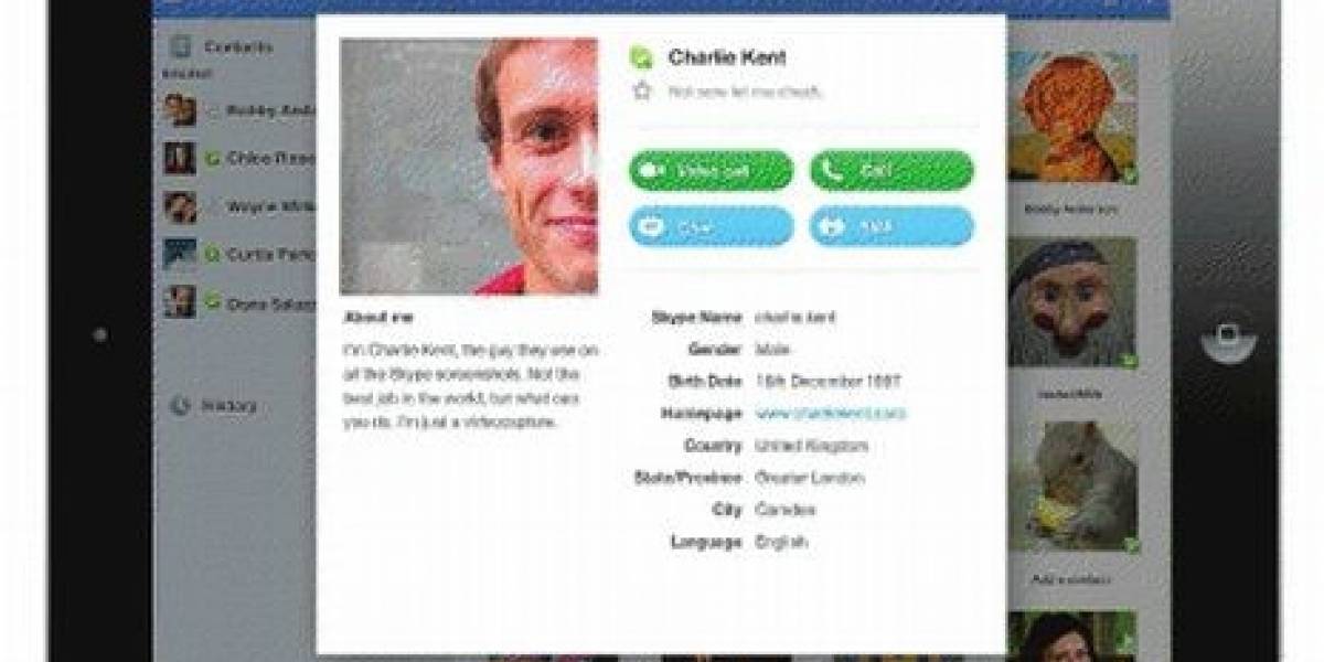 Aplicación de Skype para el iPad llegaría muy pronto a la AppStore