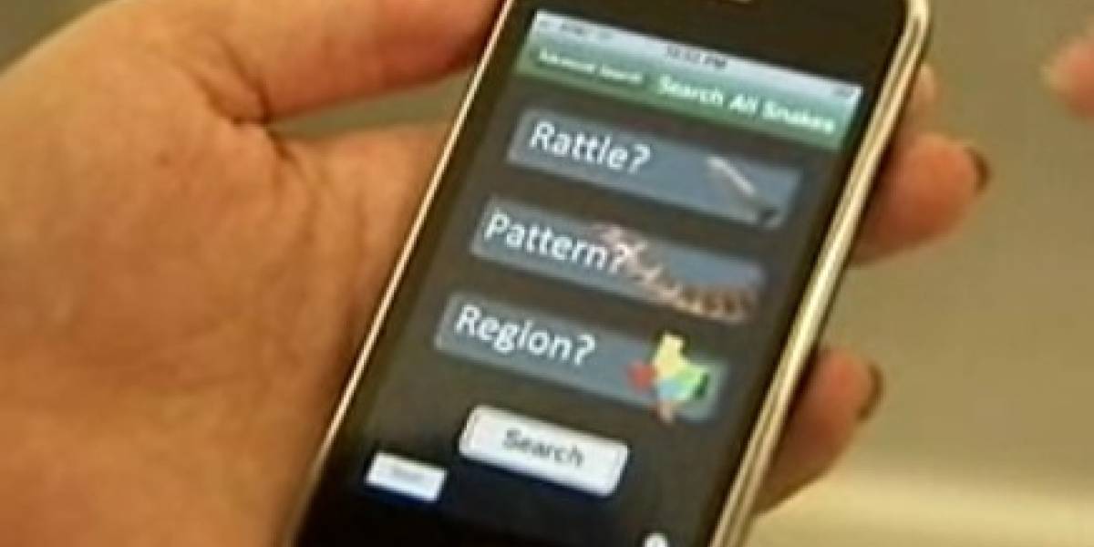 Crean aplicación de iPhone para identificar serpientes