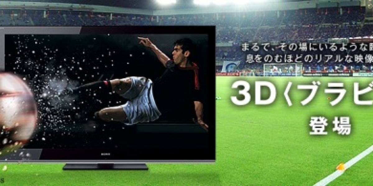 Sony lanzará televisores 3D en junio (un día antes del Mundial)