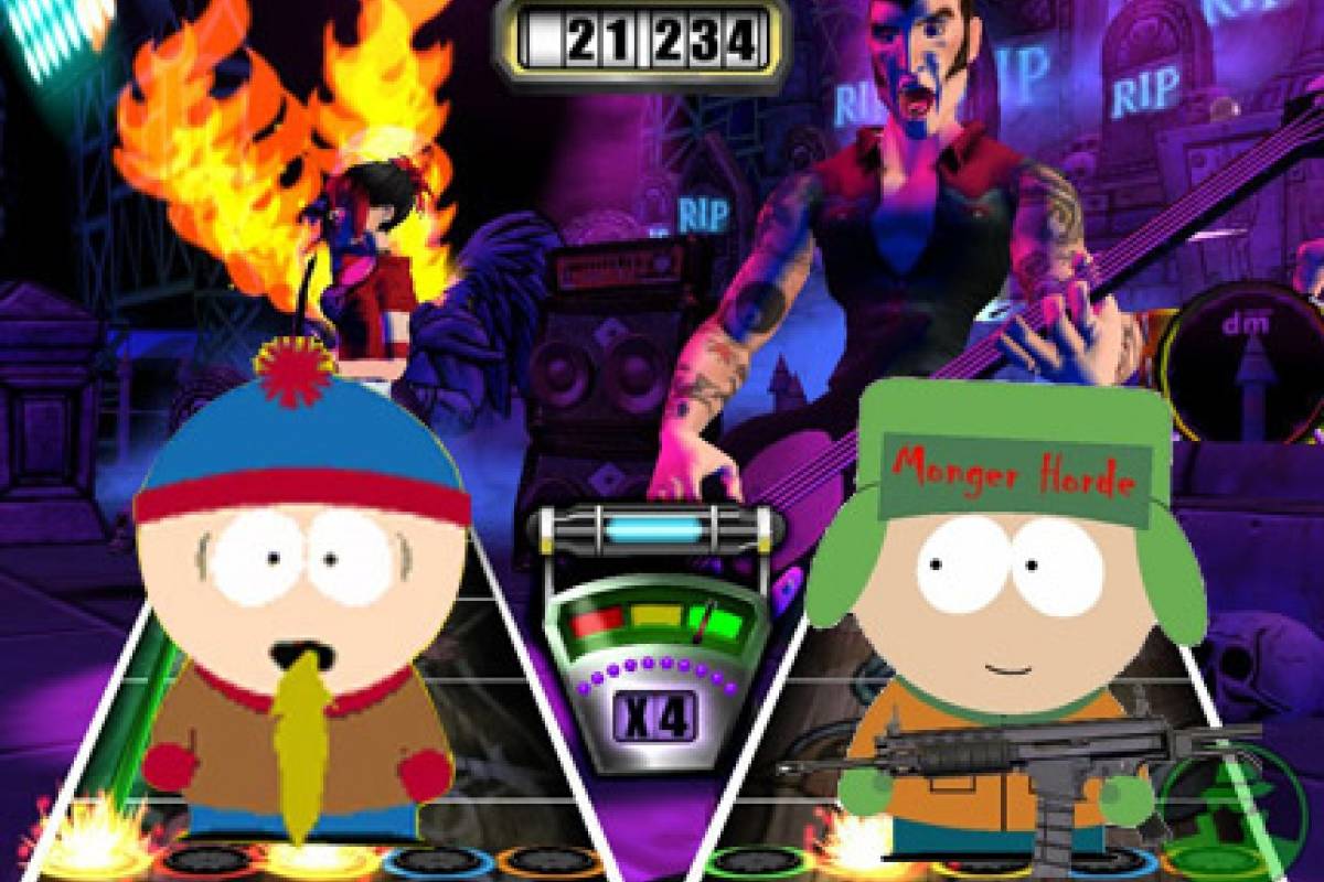 Guitar Hero, pero a lo South Park
