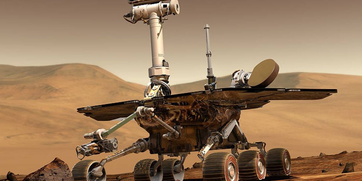 Spirit cumple 7 años en Marte, y sigue atascado