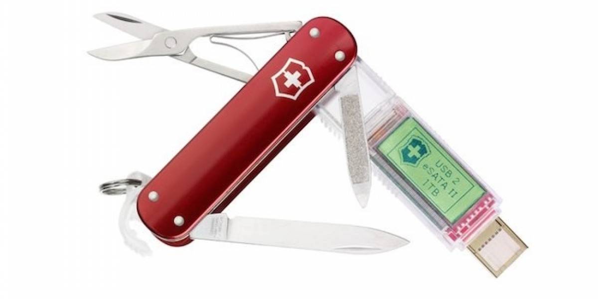 CES 2012: Victorinox corta a la competencia con un pendrive de 1 TB
