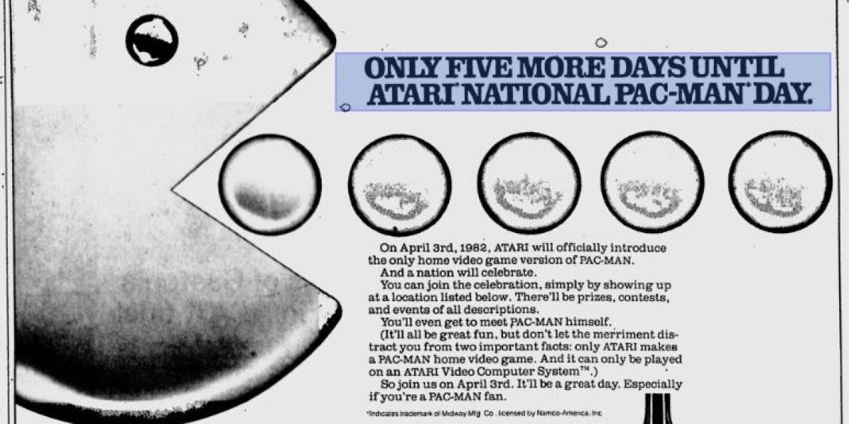 Hace 29 años, se celebraba el Atari National Pac-Man Day