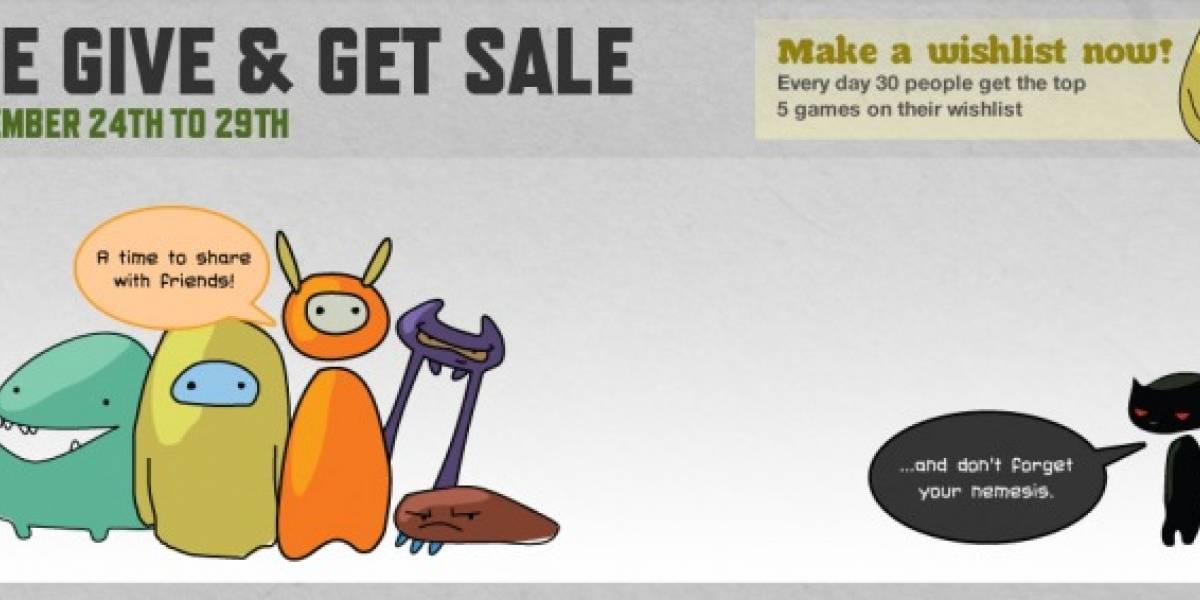 Saquen sus carteras. Steam tiene ofertas de Día de Gracias