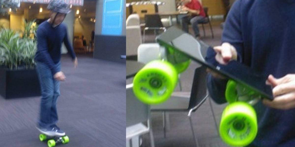 Microsoft convierte la tableta Surface en un skateboard